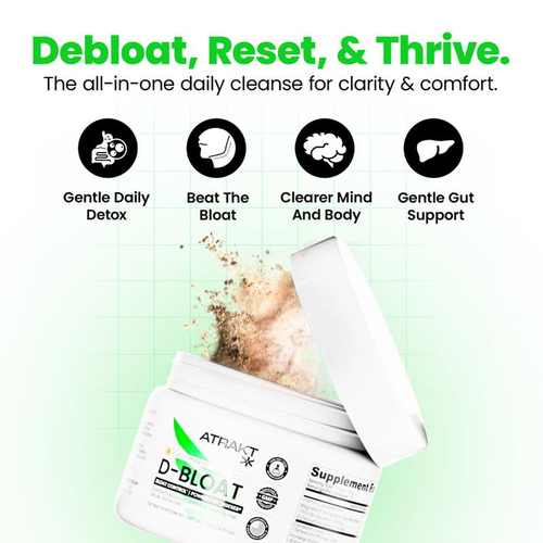 D-BLOAT Daily Debloat Powder by ATRAKT – 30 Servings